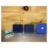 (3) Pieces of Glass Pyrex Kitchenware