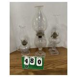 (3) Oil Lamps