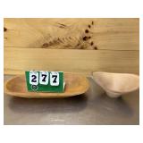 Wood Bowl & Platter