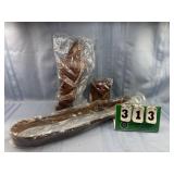 Leather Gun Sheath and Belt