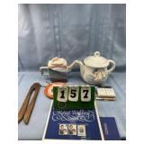 Tea Pots, Ash Trays & More