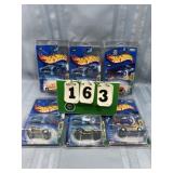 (6) Hot Wheels DieCast Metal Cars w Badges