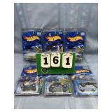 (6) Hot Wheels DieCast Metal Cars w Badges