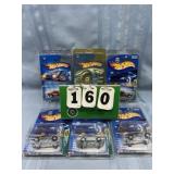(6) Hot Wheels DieCast Metal Cars w Badges