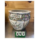 16-inch Vintage Chinese Porcelain Enamel Vase