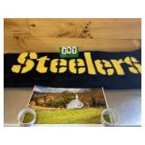 Steelers Blanket & Misc. Photograph