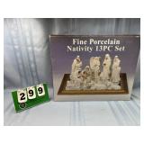 Fine Porcelain Nativity Set