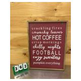 Winter Hanging Sign Decor