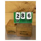 (2) Wooden Boxes