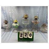 Vintage Oil Lamps Lot #2