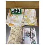 Vintage Printed Fabric Linens