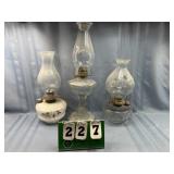Vintage Oil Lamps Lot #9