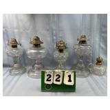 Vintage Oil Lamps Lot #3