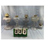 Vintage Oil Lamps Lot #4