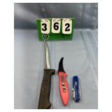 (3) Assorted Knives