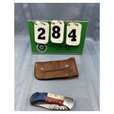 Damascus Pocket Knife