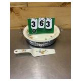 Vintage Royal Pie Plate & Server