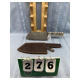 Damascus Meat Cleaver