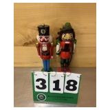 (2) Decorative Nut Crackers