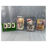 (2) Beanie Babies in Display Cases