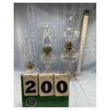 Assorted Oil Lamps Lot #6