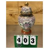 Vintage Japanese Satsuma-Style Ginger Jar