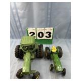 (2) Vintage Ertl John Deere Tractors