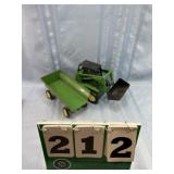 Vintage Ertl John Deere Tractor & Wagon
