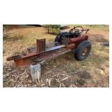 Shop built Heavy Duty log splitter. Works and Shop built Heavy Duty log splitter. Works and