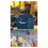Cyclone leaf rake with 5 HP Tecumseh engine. Like Cyclone leaf rake with 5 HP Tecumseh engine. Like