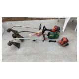 Lot of 3 Weed whackers with line Lot of 3 Weed whackers with line