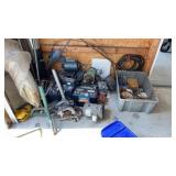 Lot of scrap or parts including batteries and Lot of scrap or parts including batteries and