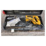 DeWalt reciprocating saw with case DeWalt reciprocating saw with case