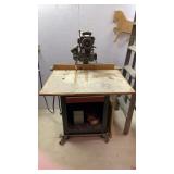 Craftsman radial arm saw on stand