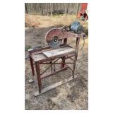 Old stone saw