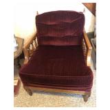 (2) Matching Living Room Chairs With End Table