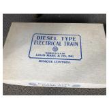 Louis Marx Diesel Type Electric Train Set,Complete