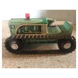Marx #5 Wind-Up Crawler Dozer On Rubber Tracks