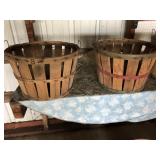 Lot With Vintage Bu. Baskets