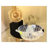 VINTAGE JUICERS,1-OPALISK SIGNED & MORE