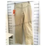 JR TAN LEATHER PANTS, SIZE 12