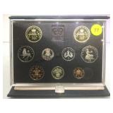 1989 UNITED KINGDOM PROOF COIN COLLECTION , W/ COA