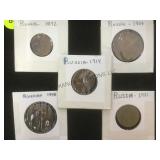 TRAY OF RUSSIAN COINAGE