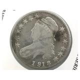 1818  BUST HALF  HALF DOLLAR