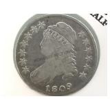 1809 BUST HALF  HALF DOLLAR