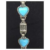 STERLING & TURQUOISE BRACELET