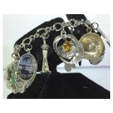 STERLING CHARM BRACELET