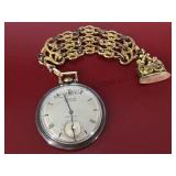 CRUEN PRECISION POCKET WATCH W/ FAUB