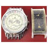 PAIR OF WATCH FACES, CHARLES RAYMOND & MOULIN