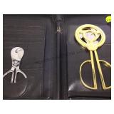 COLIBRI CIGAR CUTTER W/ LEATHER CASE